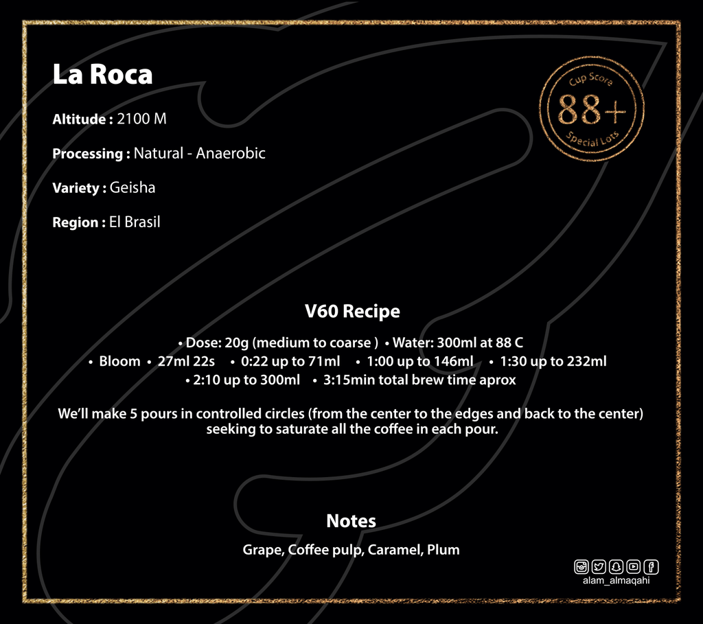 La Roca– Colombia Coffee – 250g