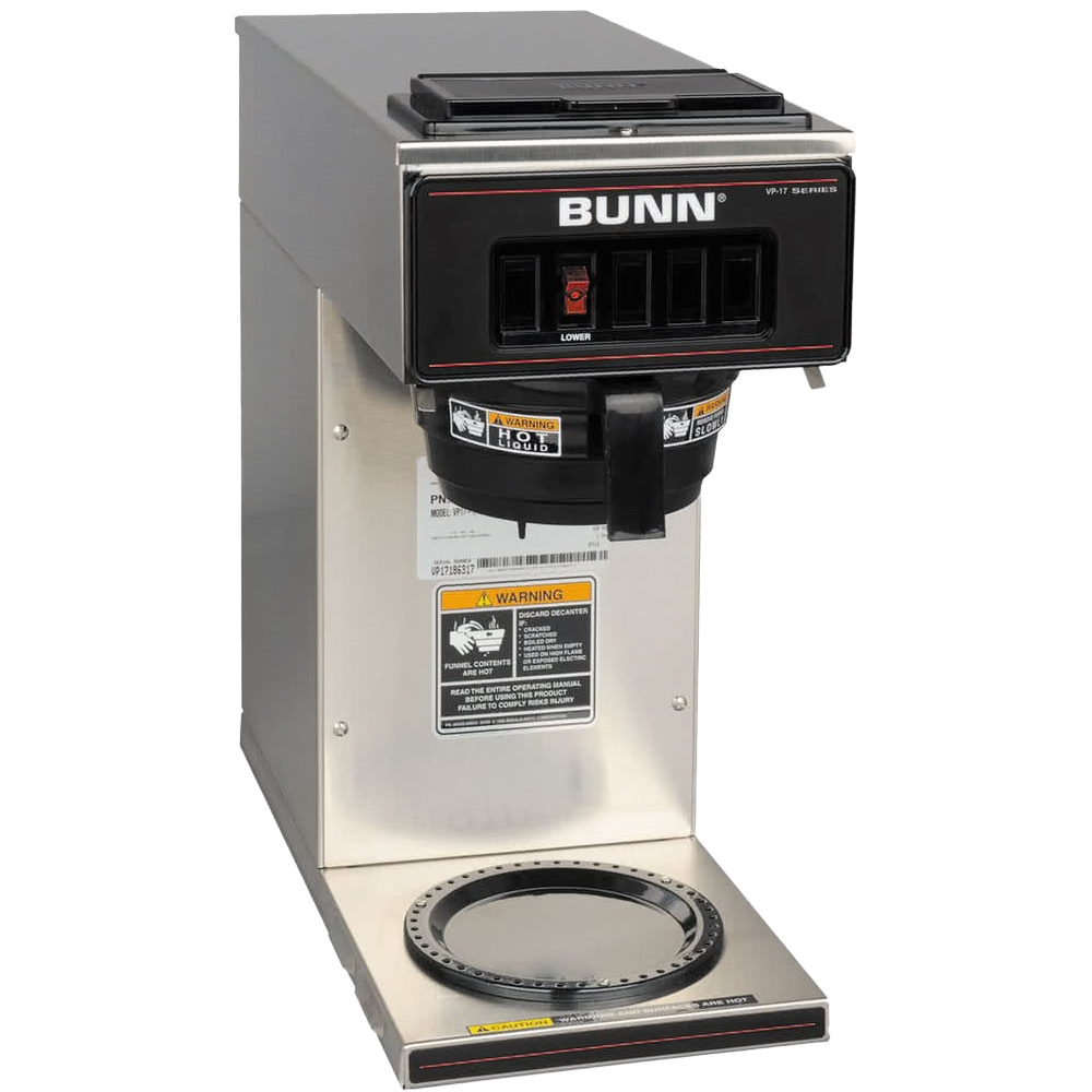 Bunn VP17-1 Pourover Coffee Brewer - Steel