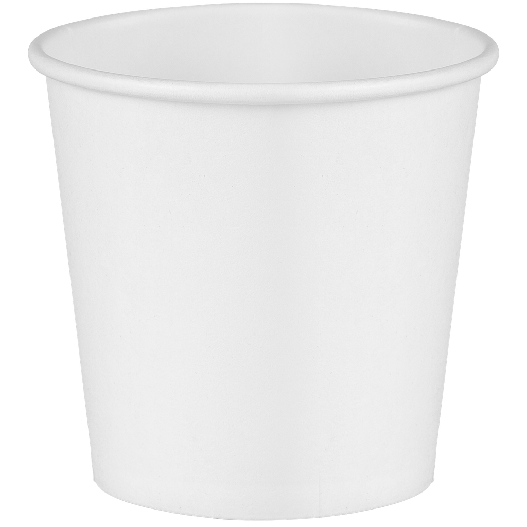 White Cup paper 4 oz  - 1000 pcs