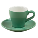 Ceramic Cup W/Saucer (Green) - 90ml/3oz