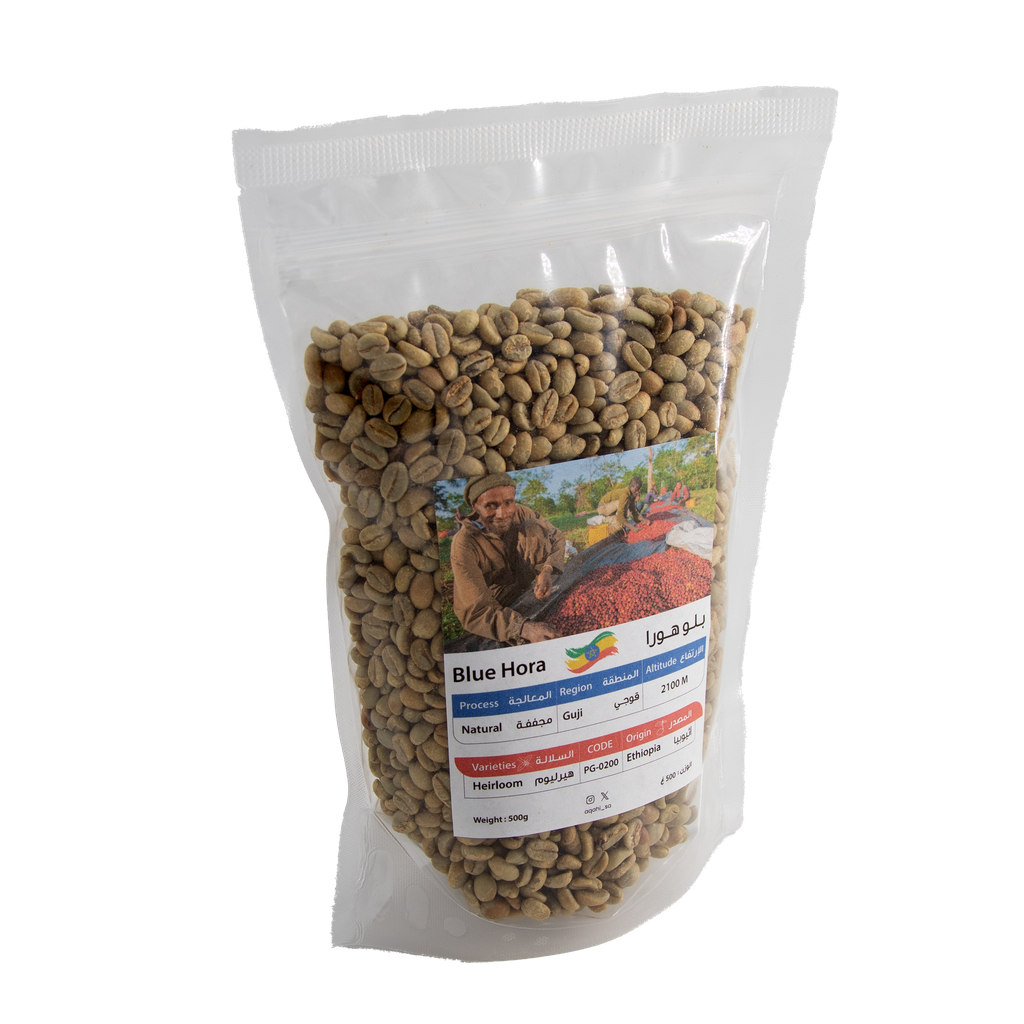 Ethiopian Green Coffee Blue Hora Natural 500 gm