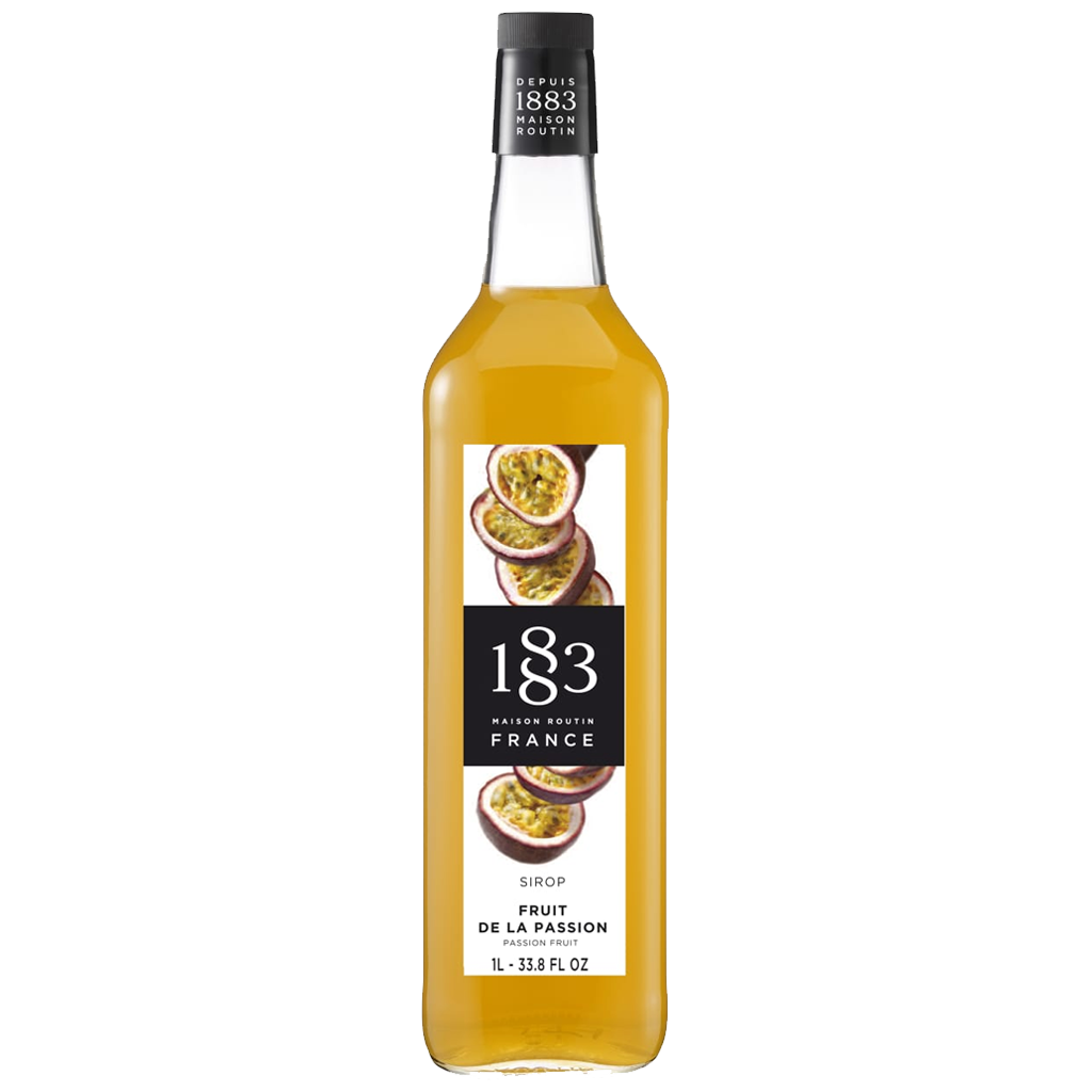 MAISON ROUTIN SYRUP PASSION FRUIT GLASS 1 L 