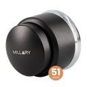 Millary Semi-Autommatic Adjustable Black Tamper 51mm