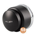 Millary Semi-Autommatic Adjustable Black Tamper 58mm