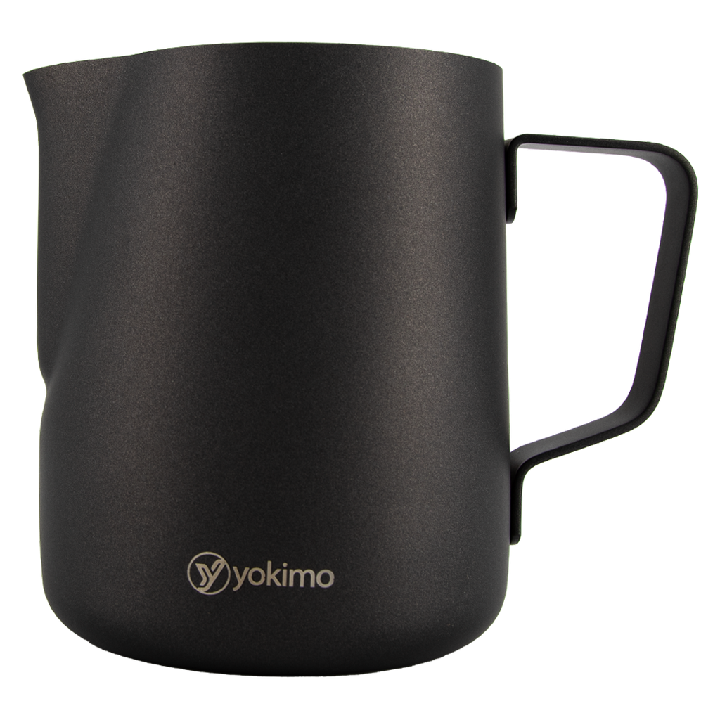 Yokimo Black  Stainless Steel Milk Pitcher 600ml