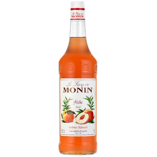 Monin Peach Syrup - 1 ltr