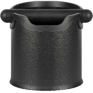 Knock Box Plastic - black - Round 