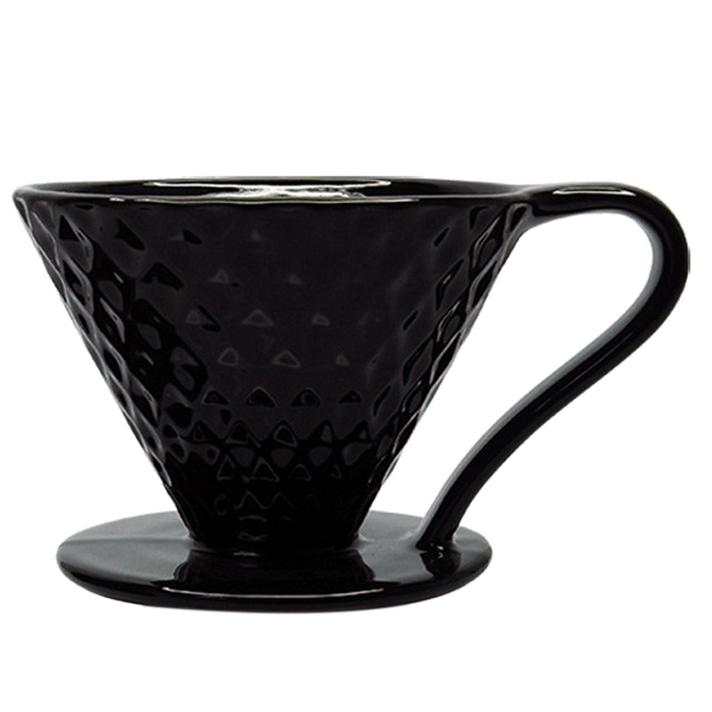 [AC-COA-GN-42]  Ceramic Coffee Dripper Black V60