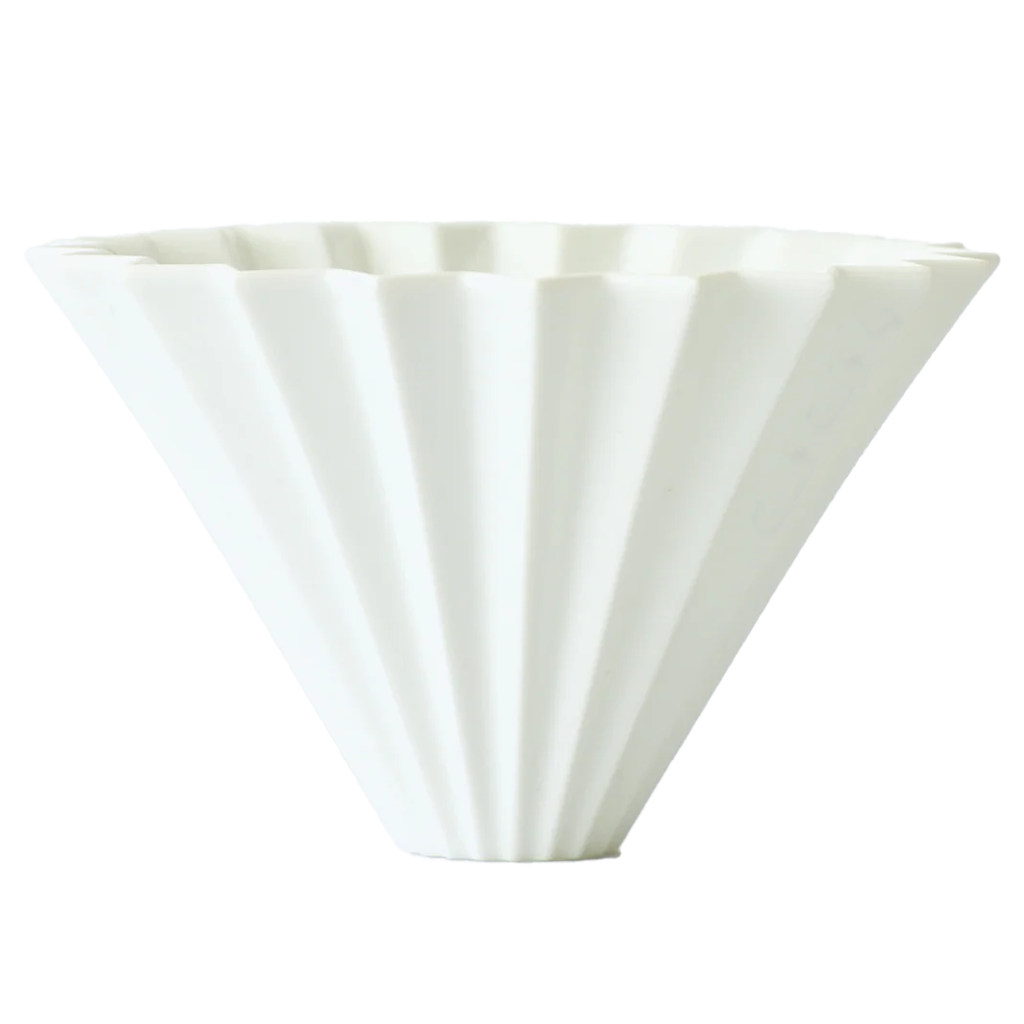 [AC-COA-GN-47] Ceramic Coffee Dripper Without Handle - White V60