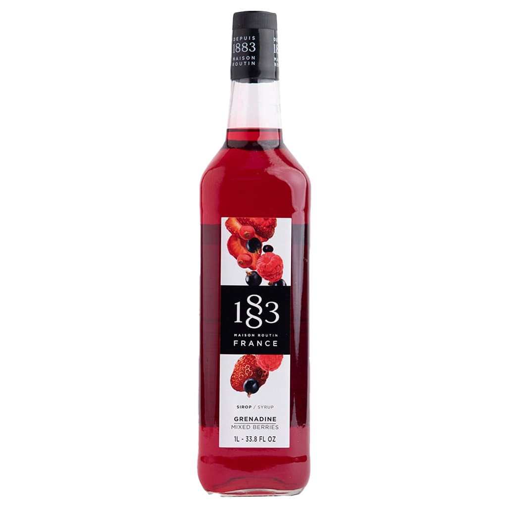 [BB-SYR-026] MAISON ROUTIN SYRUP MIXED BERRIES COCKTAIL GLASS 1 L 