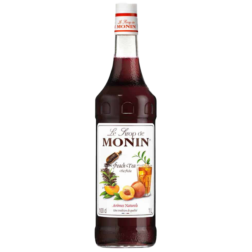 Monin Peach Tea Syrup Plastic bottle - 1 ltr