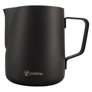 Yokimo Black  Stainless Steel Milk Pitcher 600ml